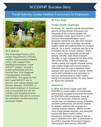 CENTRO Transit Authority Creates Healthier Environment for Employees