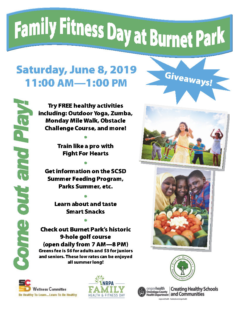 Family Fitness Day at Burnet Park