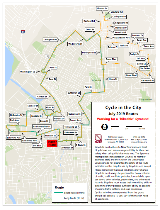 Cycle in the City Map 